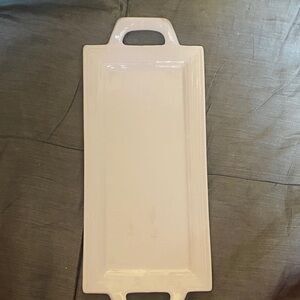 Street Level Cream Serving Tray